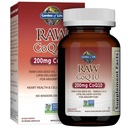 Garden of Life CoQ10 200mg, Vegetarian Omega 3 6 9 Tambahan Raw Co 10 Chia Benih Minyak, Seluruh Nutrection dengan dukungan Antioksidant, Koenzim Q10 Suplemen Jantung, 60 Capsules