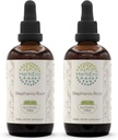 HerbEra Stephania Root B120 (2pcs) Alcohol-Free Herbal Extract Tincture, konsentrasi Liquid Drops Natural Stephania Root (Stephania Tetrandra) Root kering (2x4 fl oz)
