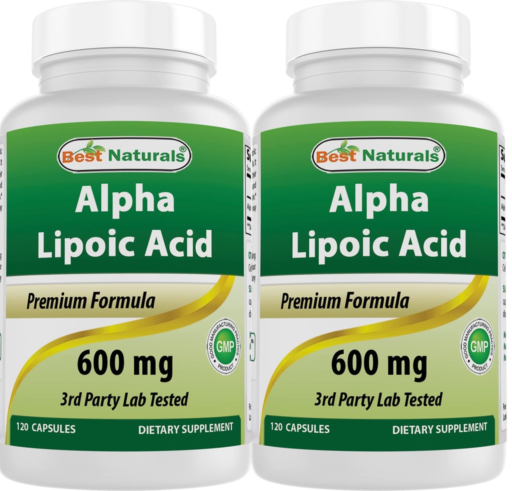 Acid Alpha Lipoic (ALA) - 600 mg (120 Cacah (Paket 2))