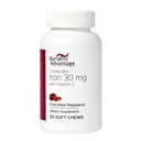 Bariatric Advices Iron Chewy Bite Chocolate Raspberry Truffle (30 mg iron, 60 mg vitamin c) 30 count