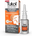 TuKOL Max Action Nasal Spray, Oxymetazoline Nasal Decongestant Spray for Dewasa, Fast Stuffy Nose & Sinus Relief Konsulsi, 12 Hour Nose Spray Decongestant, 0.5 FL oz