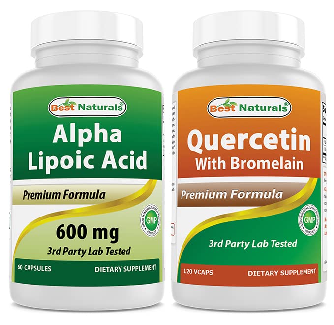 Best Acials Alpha Lipoic Acid 600 mg & Quercetin dengan Bromelain