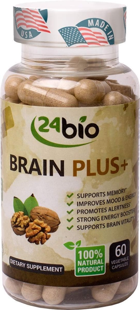 Nutrigold Ginkgo Biloba Emas - 90 kapsul vegan [120 mg] £124; Standardisasi untuk 24% ginkgosavonglycosides, Tan Capsule