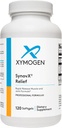XYMOGEN SynovX Relief - Bersama Dukungan Suplemen dengan Boswellia Serrata Ekstrak + Turmeric - Muscle and Joint Relief Suplemen - Vegan, Gluten Free dan Non GMO (120 Softgels)