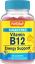 Welly Vitamin B12 100mcg Sugar Free Gummies: 124; Dietary Supplement A124; untuk Energi dan Metabolisme Dukungan pada 124; Strawberry Flavor 124; 60 Count