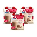 Atkins Creamy Chocolate Meal Ukuran Protein Shake, 23g Protein, rendah Glycemic, 4g Net Carb, 1g Sugar, Keto Friendly, 12 Count