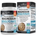 Suplemen Magnesium Bisglycinate - Tambahan Absorpsi Magnesium Tinggi untuk Muscle, Bone & Joint Dukungan, Non-Laxative, Buffered Non-GMO, Bioavability Maksimum - 360 Capsules