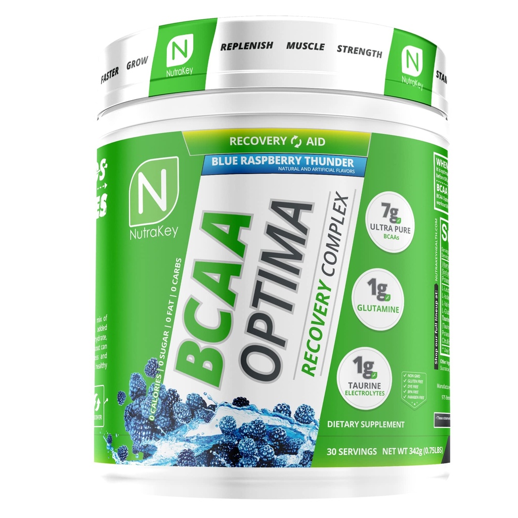 NoSugar, No Carb, Recovery Aid, Blue Raspberry