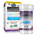 Garden of Life Dr. Formulate Probilanic Kids + plus Vitamin C & D - Berry Cherry - Gluten, Dairy & Soy Free Ammune & Digetical Health Supppplemen, No Diadded Sugar, 30 Chewables (Shelf Stable)