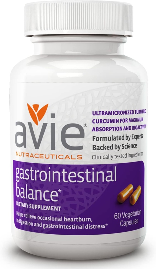 Avie NUTRACEUTALS Gastrointestinal Saldo Curcumin Suplement (60 Capsules)