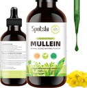 Mullein Drops for Lungs - Lung Detox for Respiratory System, Natural Sleep Aid & Imune Dukungan, Tincture Drops N- GMO, Vegetarian 1 Month Supply