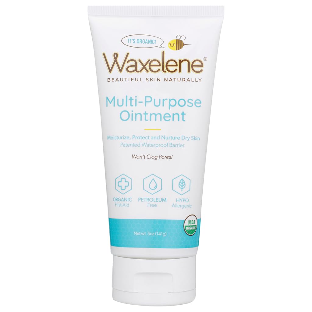 Waxelene Multipurity Opreation Large Tube, Organic Aerated Balm the Petroleum Jelly Alternatif Soother Botanical Eczema Dry Skin Face Moisturizer