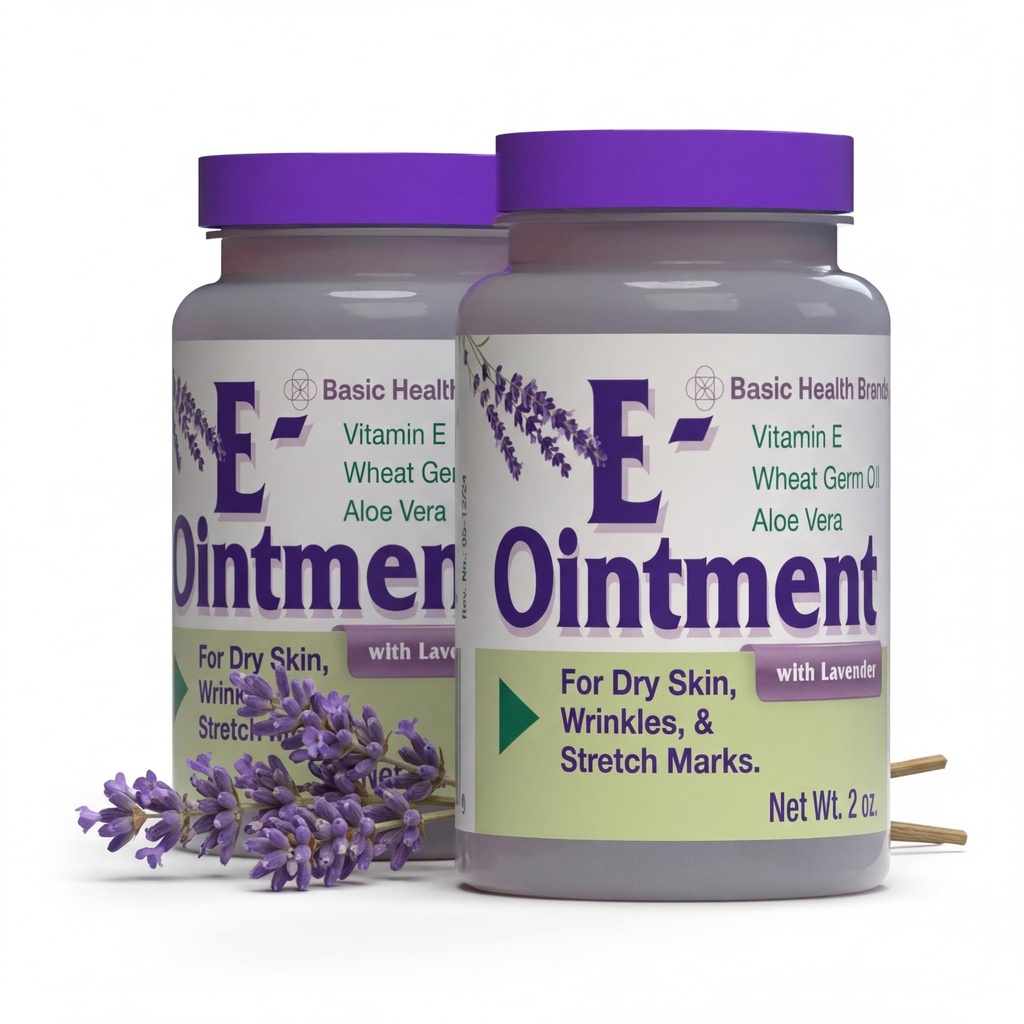 Dasar Brands - Vitamin E Oquel dengan Lavender - 2oz
