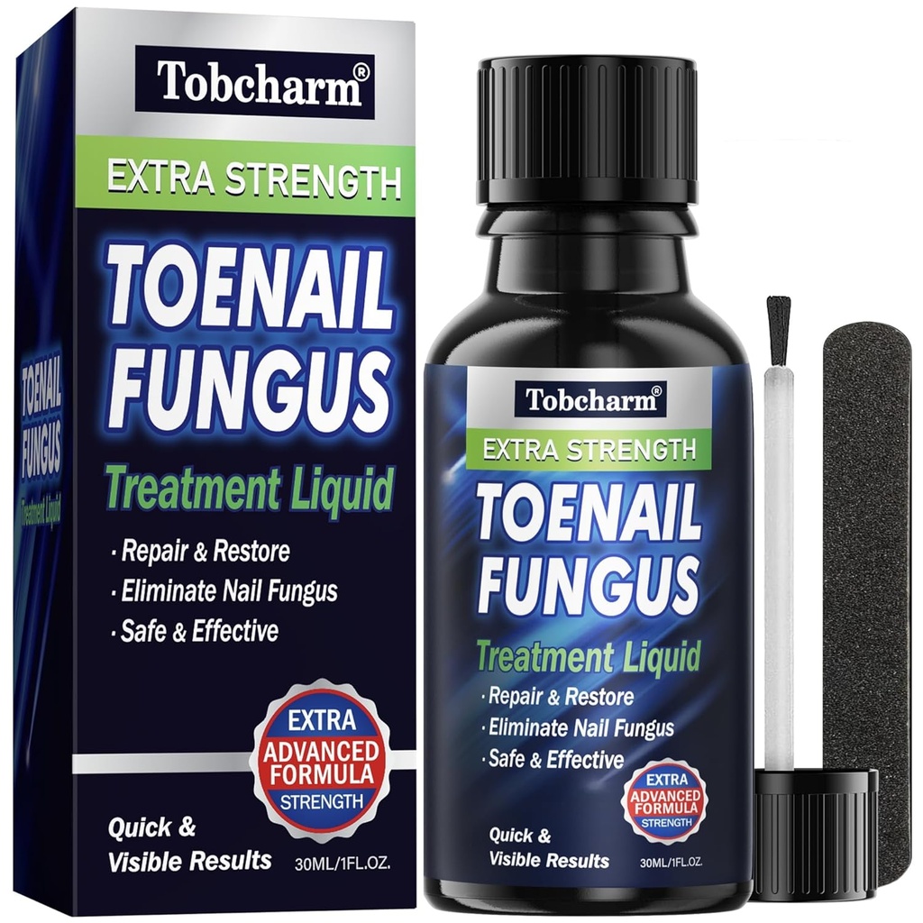 Pengobatan Jamur Toenail Toail Ekstra, Pengobatan Jamur Nail untuk Obat Toenail, Perawatan Nail Fungus (1oz)
