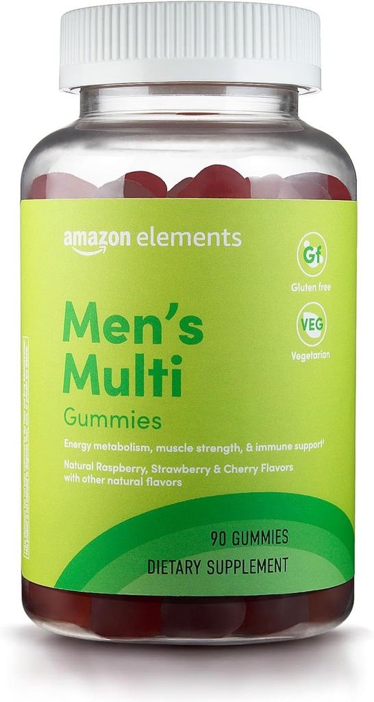 Elemen - Manusia Multivitamin Organik, 90 Mimic (3 Gummies per Serving), Vegetarian, Gluten gratis, Disertifikasi Organik (Sebelumnya Revly)