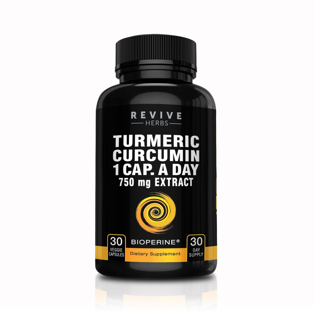 Curcumin Turmeric murni dengan Bioperin. Kekuatan super. Satu Capsule A Day, Veggie Turmeric Capsules dengan Black Pepper, Premium Joint Support dengan 95% Standardisasi Curcuminoid.