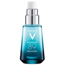 Vichy Mineral 89 Eye Serum, Acid Hyaluronic and Caffeine Cream, Under Eye Cream for Dark Circles, Hidrating & Puffiness Reducer, Optalmologist Tested