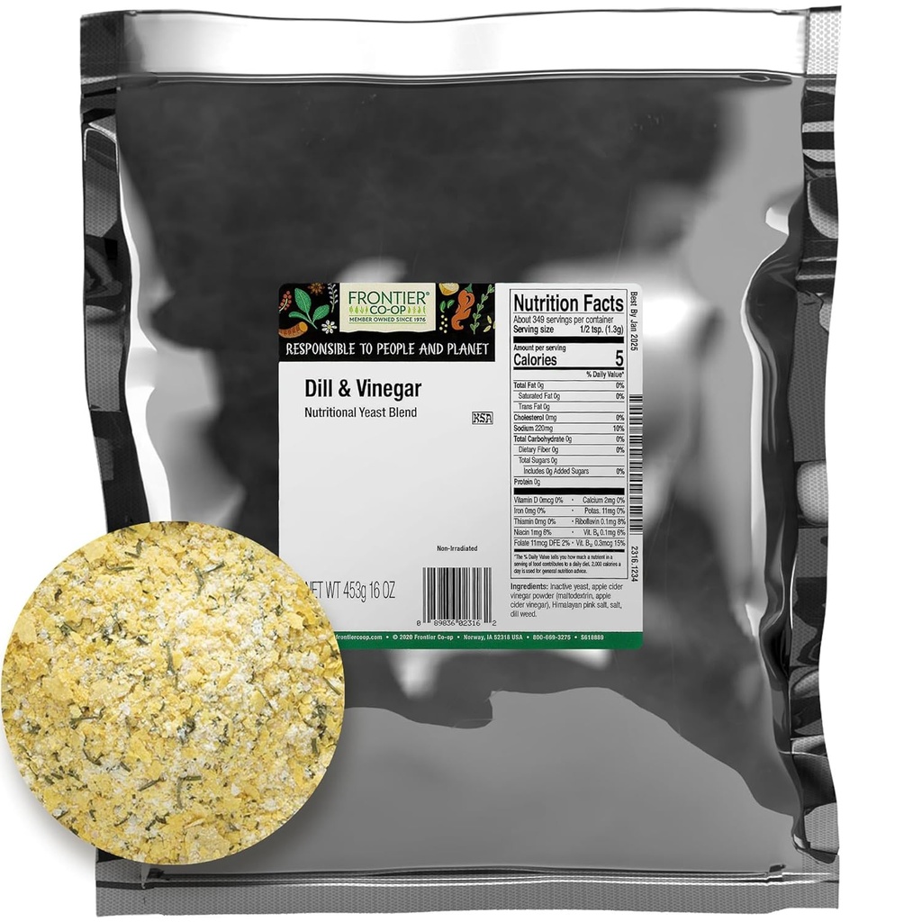 Frontier Co-op Dill dan Vinegar Nuttrasioned Blade 1lb