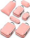 Kompresi Besar Packing Cubes untuk Traveling / Compression Bags by TRIPPED Travel Gear (Dusty Rose)