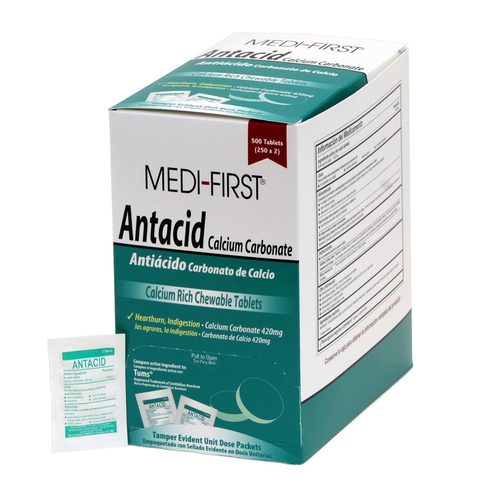 Obat-Pertama 80213 Permen Mint Antax Tablet, 500 Count
