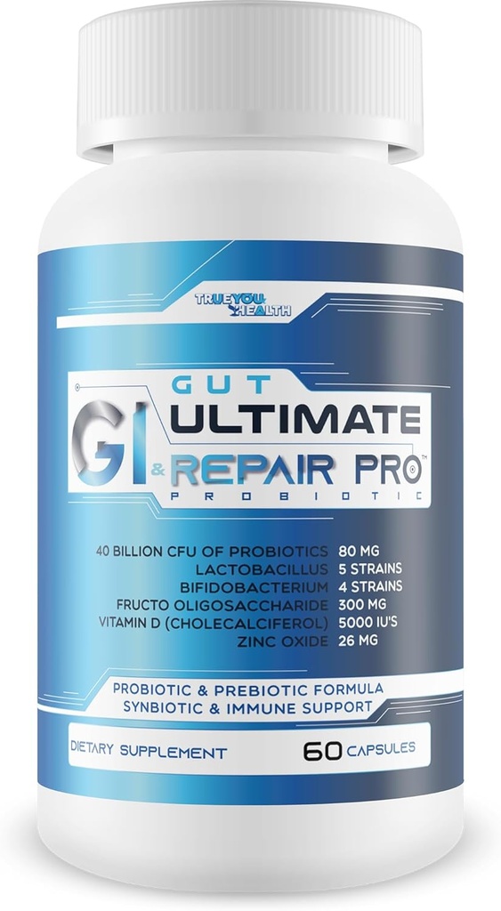 Gut & GI Ultimate Repair Pro Probiotic - Probiletic Best Gut kami untuk Git Probiotic GI Penuh, Gut, & Vag Dukungan - Probiotic Vag Kesehatan - Propoles Perempuan untuk Kesehatan Gut dan Kesehatan Vag - Progres Vag