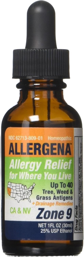 PROGENA - Allergena Zone 9 (1 Ounce FL)