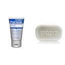 Psoriasin Moisturizing Oquer & MG217 Exfoliating Soap for Psoriasis - 4.2 oz & 3.2 oz