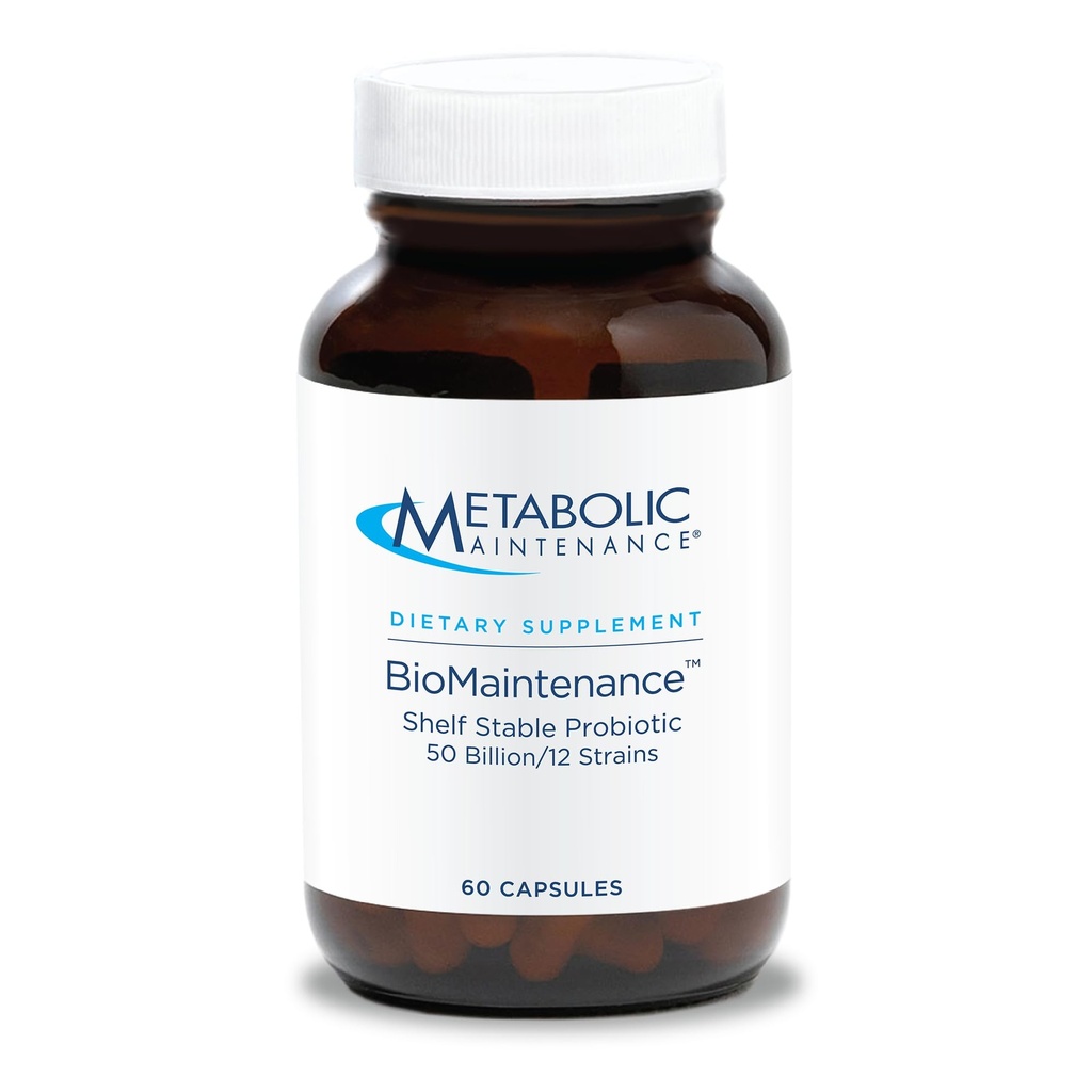 Pengelolaan Metabolik, Shelf Probiotik Stabil - 50 Milyar CFU + 12 Strain Probiotic Get Suplemen - Berisi Lacrosillus Acivobilus + Lacleillus Gasseri (60 Capsules)