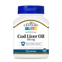 Abad 21 Norwegia Cod Liver Oil, 400 mg, 110 Softgels