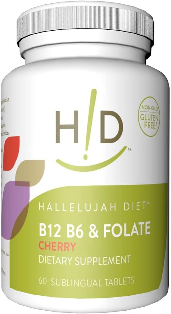 Hallelujah Diet B12, B6 & Folate Dietary Sublingual (60 Tablet)
