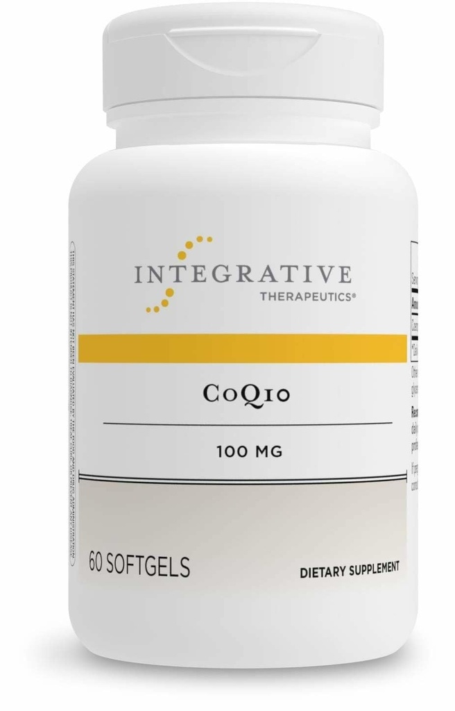 Terapi Integratif CoQ10 (100mg) - Energi Sel, Dukungan Kesehatan Hati & Otak untuk Orang Dewasa * - 60 Softgels (60 Pelayan)