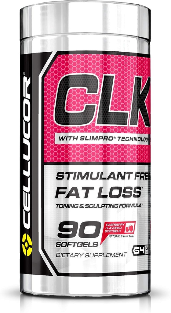 Sel CLK None-Stimulant Fat Burner untuk Wheight Loss dengan CLA, Conjugated Linoleic Acid, Raspberry Ketones, L- Carnitine, 90 Softgels