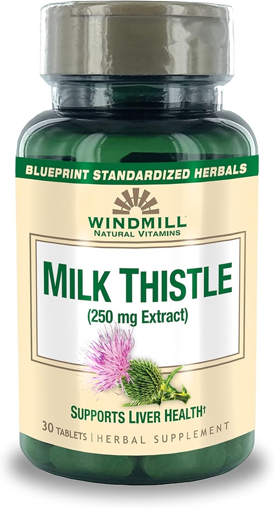 Windmill Milk Thistle 250 mg Tablet 30