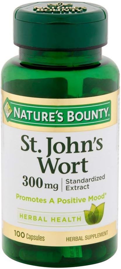 Nature 's Bounty St John Wort 300 mg Capsules 100 ea (Paket 7)