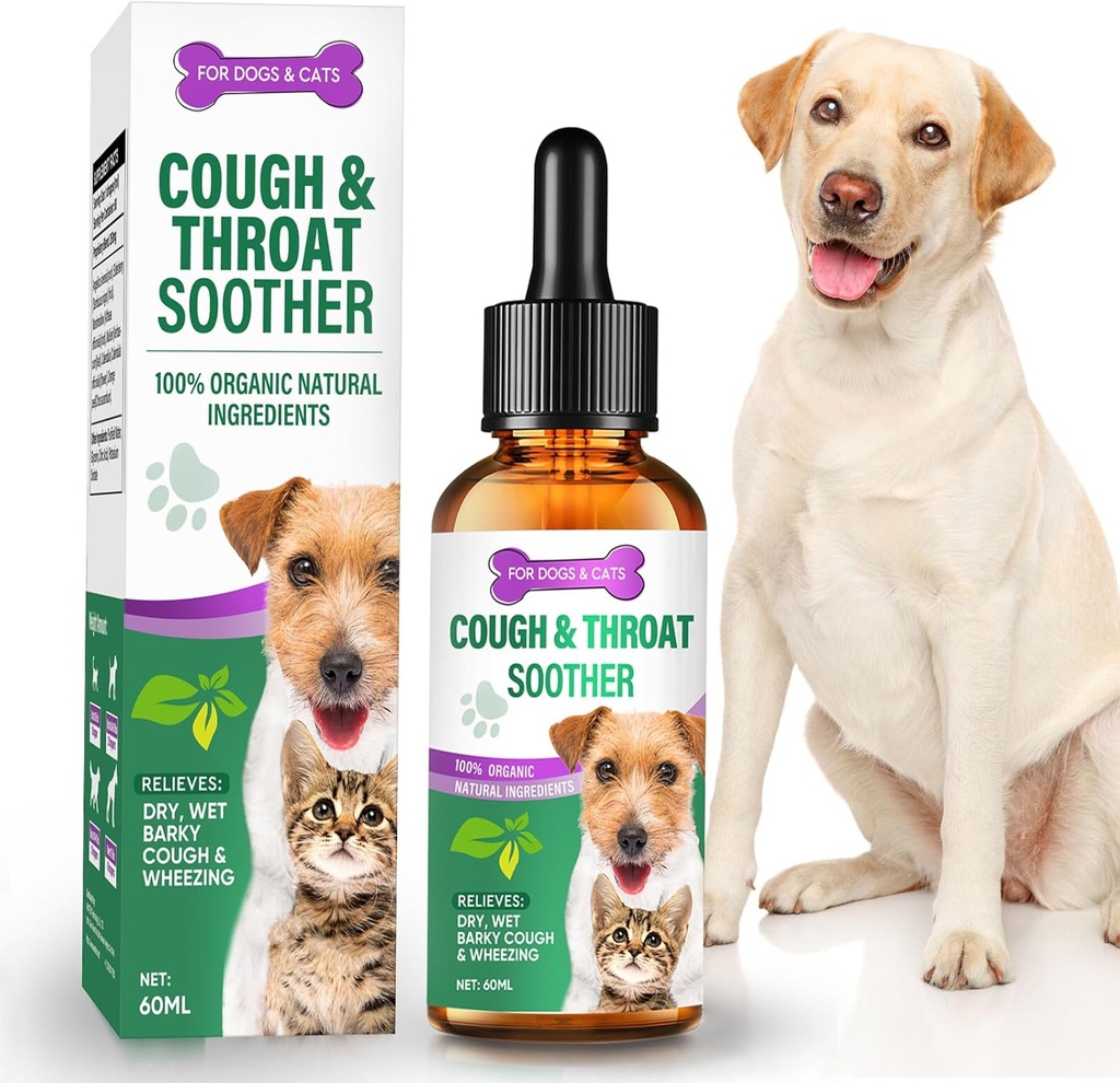 Perawatan Anjing Batuk, Tambahan Relief Alergi Anjing untuk Alergi Hipergi, Kering, Basah & Barky Batuk untuk Anjing