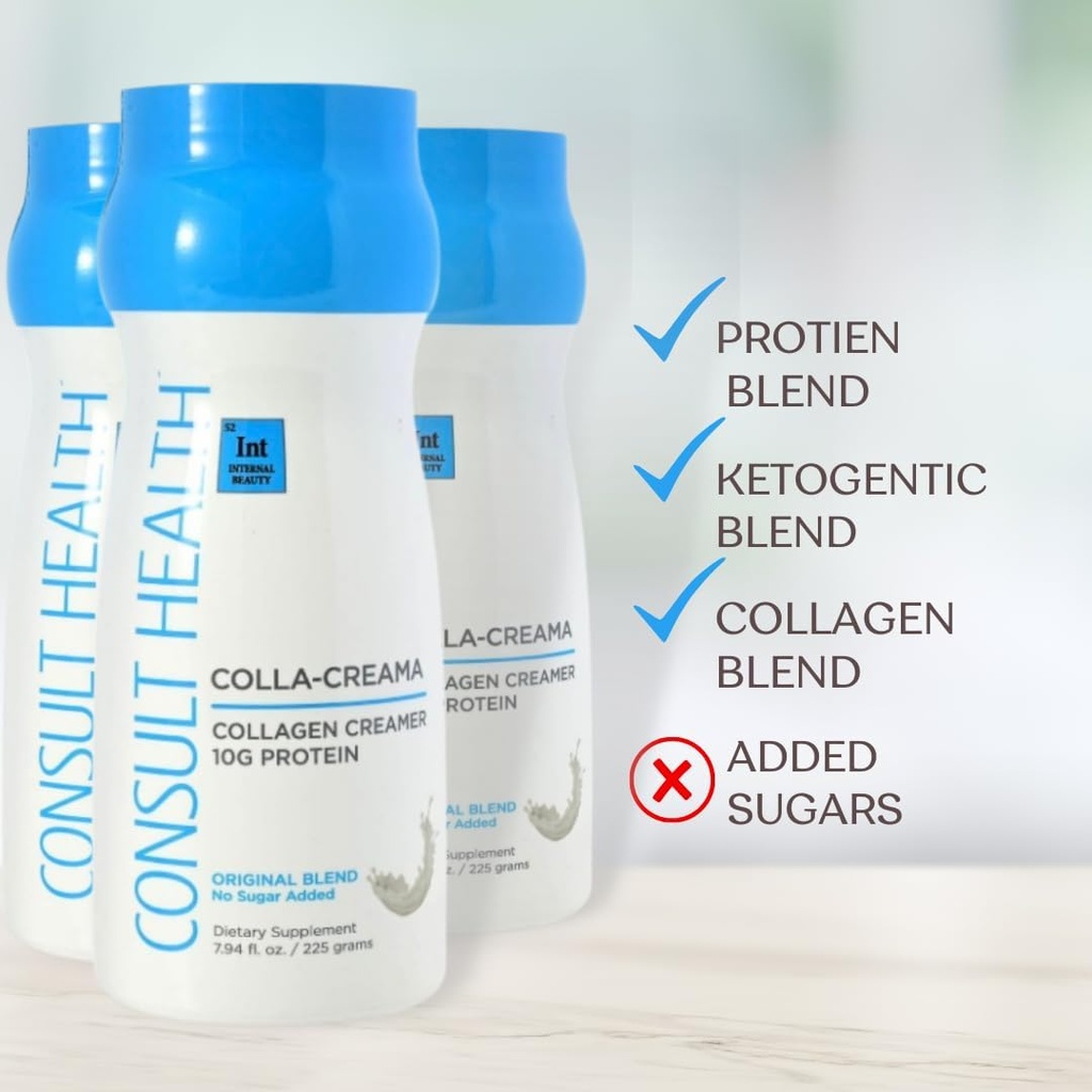 Konsultan Kesehatan - Koluk- Creama Collagen Creamer Suplemen - 10g Protein - Kemogenic Blend