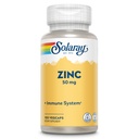Solaray Zinc 50mg Ammune Dukung Kapsul, 100 Count, Vegan, Pumpkin Benih