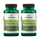 Swanson Kekuatan Ganda Boswellia - Herbal Pemasok Pendukung Bersama - Ayurvedic Herb untuk Joint Flexibility & Mobility Supports - Dibuat w / Boswellia Serrata Resin - (60 Capsules, 800mg Setiap) 2 Pack