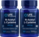 Ekstensi Hidup N- Acetyl- L- Cysteine (NAC) 600mg, 150 Capsules (Paket 2)