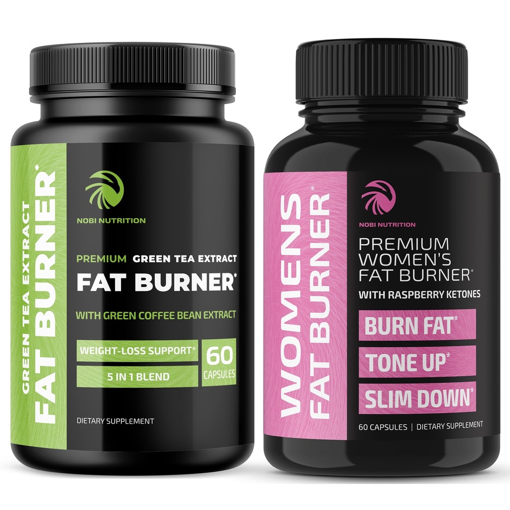 Fat Burners for Women - Rasberry Ketones dan Green Tea Weight Loses - 60 Counts