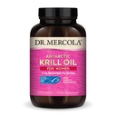 Dr. Mercola Krill Oil for Women - 2 mg Astaxanthin - MSC Cerantified Sustainable - Skin & Imune Systems - dengan Omegaga-3s - Non-GMO, Gluten- Free & Soy- Free - 270 Capsules (30 Pelayan)