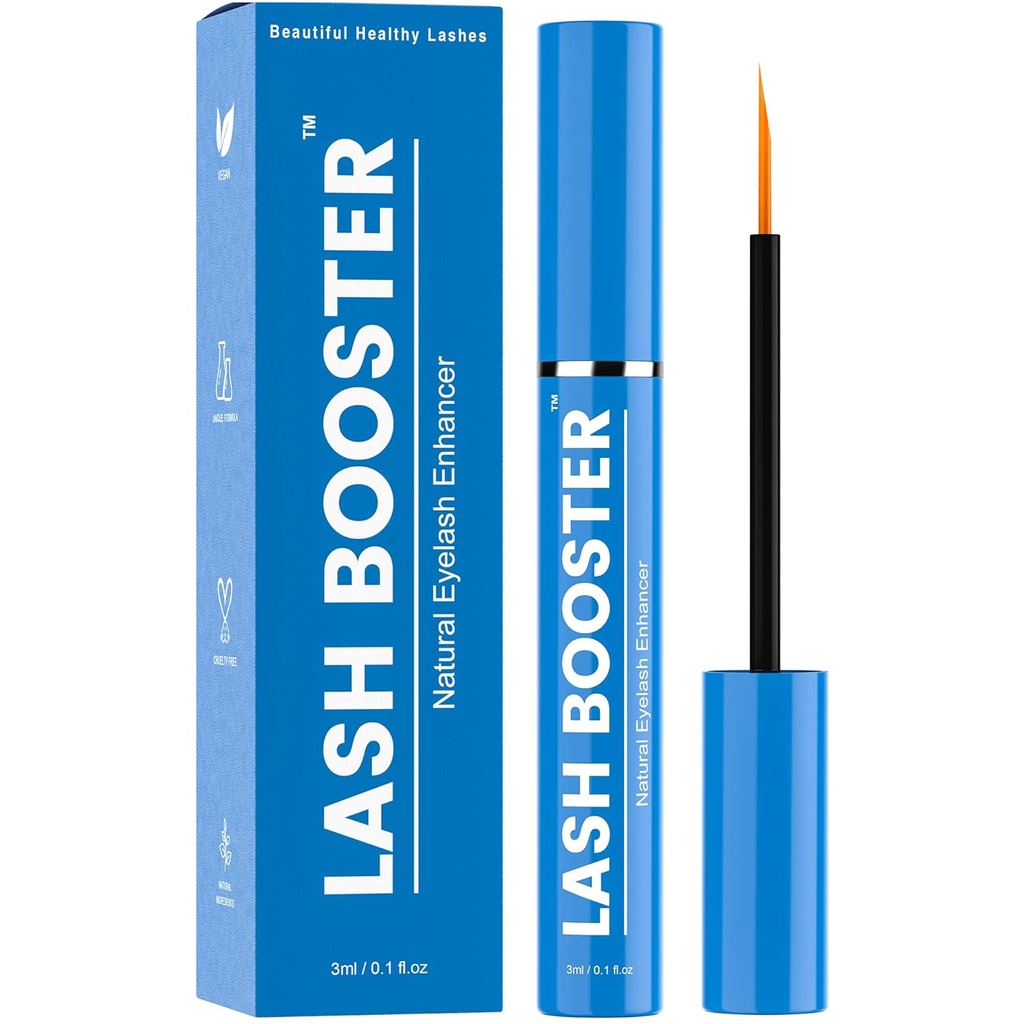 Lash Booster 12.4; Advanced Eyelash Growth Serum Dan Eyebrow Enhancer 124; Grow Longer Beautiful Eyews And Bold Eyebrows 126; Alami Promodes Fuller, Thicker, Longer, Lashes & Brows
