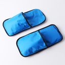 Peluncur Terapi Dingin, Kaki Es Kembung, Sandal Neuropathy Rapid Relief Ice Slippers untuk kaki lelah dan Switherfeet, Kaki Panas, Perttar Fasciitis Relief (Biru, Large)