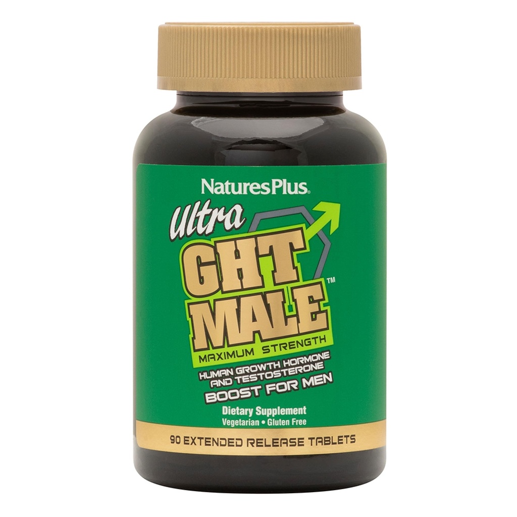 NaturresPlus Ultra Male Extended Bilayer Tablet - 90 Vegetarian Suplemen - Maximum Strosteron Alami & Manusia Tumbuh Hormone Boos- - Bebas - 30 Hamba