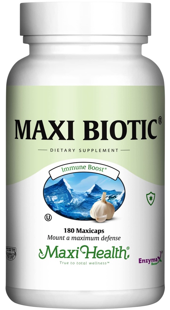 Maxi Biotic Aged Orance Extract Capsules (180 Count): 124; Kyolic Bawang Suplemen dengan Spirulina, Echinacea, Oregano dan Enzymax - Antioksidant Alam - Dukungan Wellness