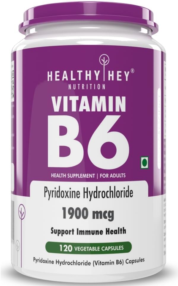 Vitamin B6 Pyridoxine -120 Veg.