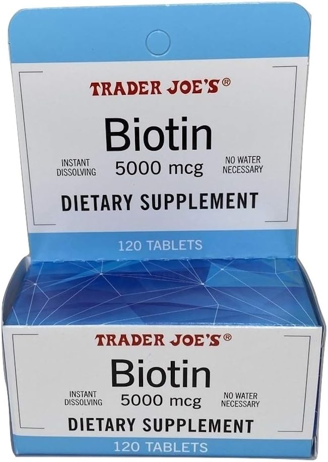 Trader Joe Biotin 5000 mcg Dietary Suplemen