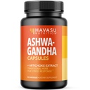 Ashwagandha 1000mg dengan Extract Artichoke - Ashwagandha Capsules untuk Stress, Mood dan Energy Dukungan Adptogenic Herbal untuk Pria dan Wanita - 90 Vegan, Non-GMO Capsules, 45 Hamba