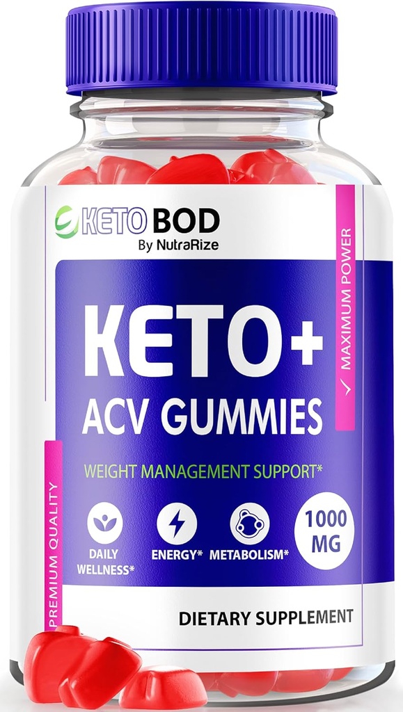 NutraRize KetoBod ACV Gummies, Keto BOD Keto + ACV, Ketobodz Apple Cider, KetobodacV 1000MG, Keto Body Plus ACV Gummy, Resmi Ketobodketo Review (60 Gummies)