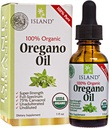 Oregano Oil Organic Liquid Drops - 100% Murni & Unluted - USDA- Sertifikasi Organik (1 oz) 75% Carvacrol - Tumbuh di Spanyol - Imune Dukungan Supplemen dengan Minyak Oregano.